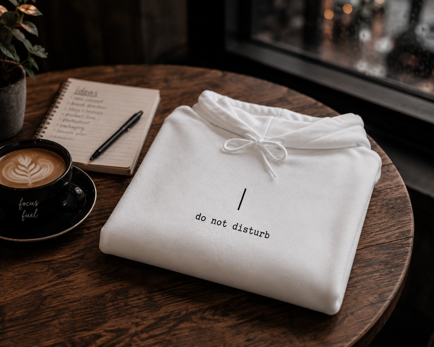 HYPERFOCUS. — Do Not Disturb Hoodie-for the minds that disappear into ideas