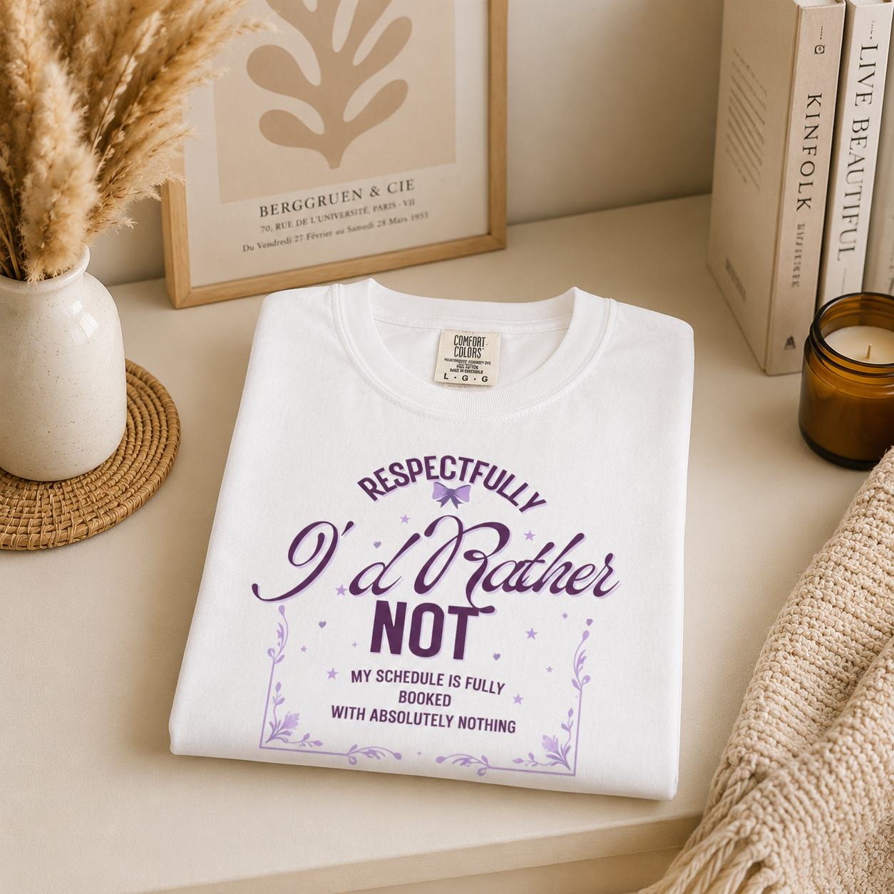 Respectfully, I'd Rather Not Tee | Funny ADHD & Introvert Graphic Shirt
